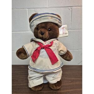 Vintage Butterfield Bear Plush Doll in Sailor Outfit